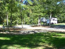 Campsite view @ Jordan Dam RV Park