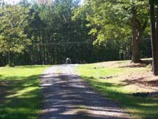 Entrance Jordan Dam RV Park from within Park