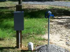 Jordan Dam's water & electrical hook ups