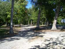 Looking between sites @ Jordan Dam RV Park
